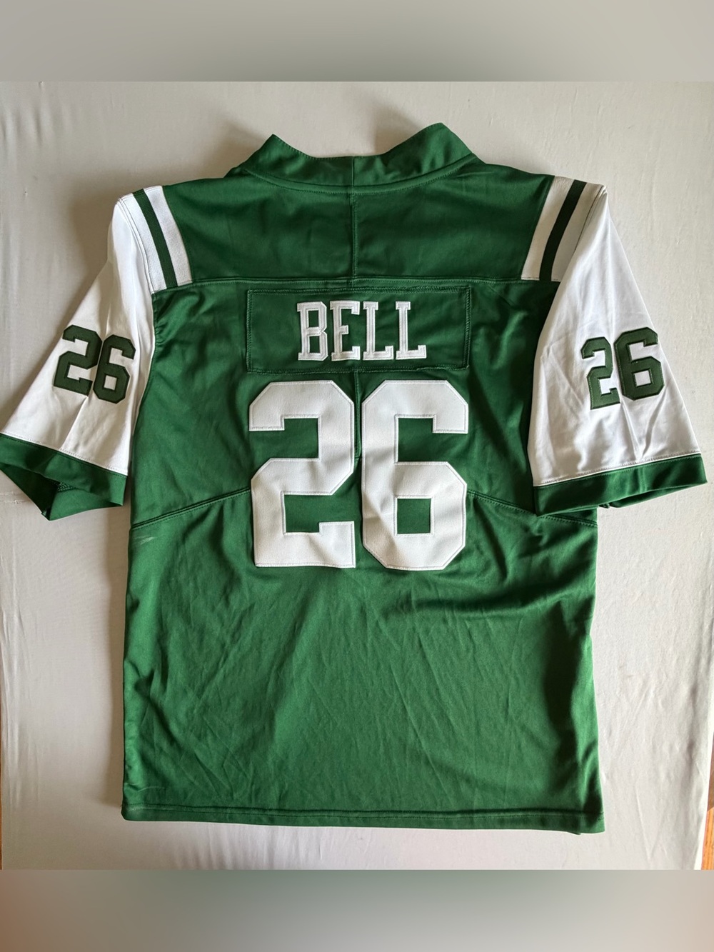 New York Jets Le’Veon Bell Jersey Green White Nike Men’s Large Official NFL